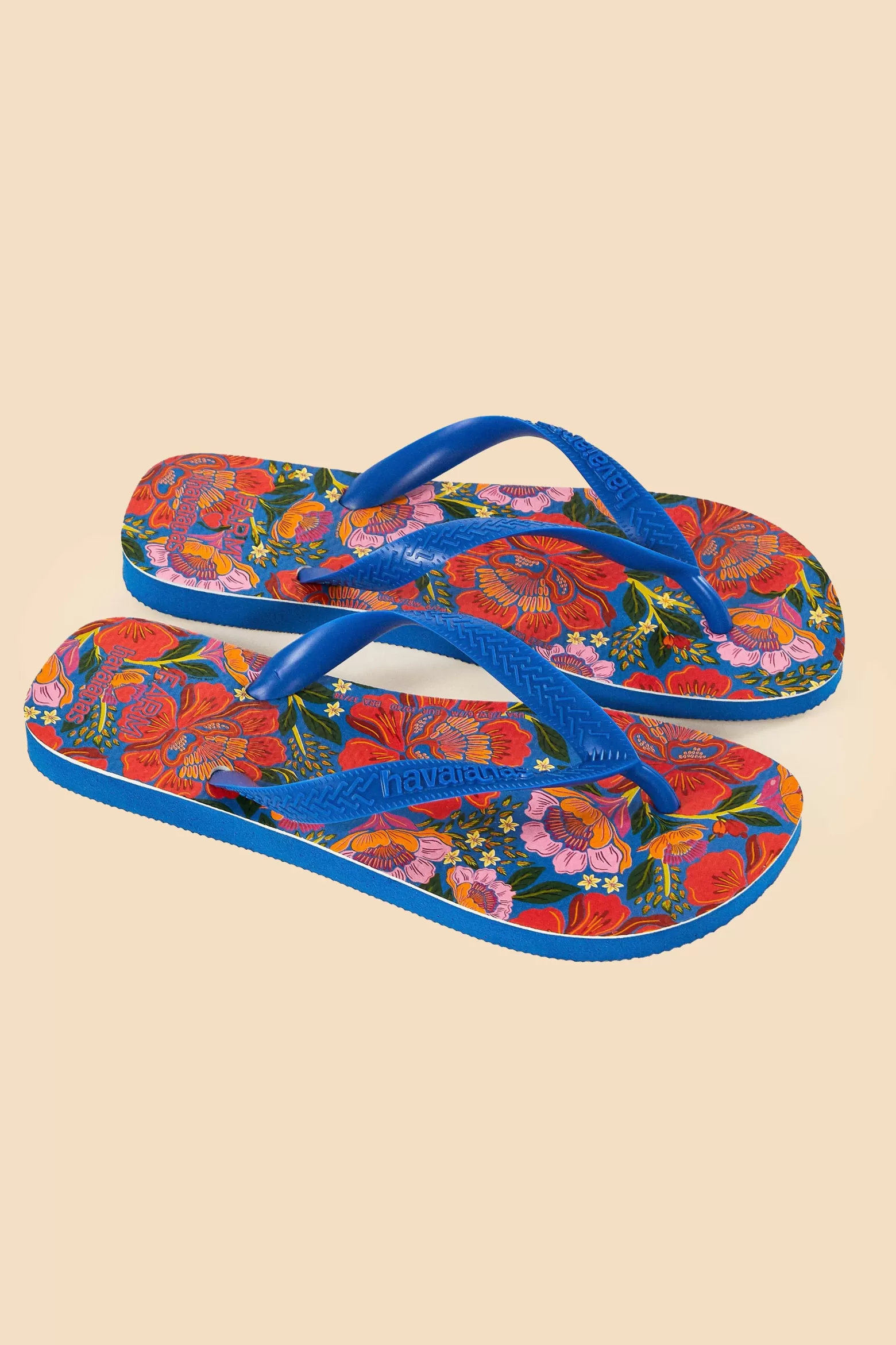 Best FARM Rio  BLUE FLOWERS GARDEN HAVAIANAS SANDALS