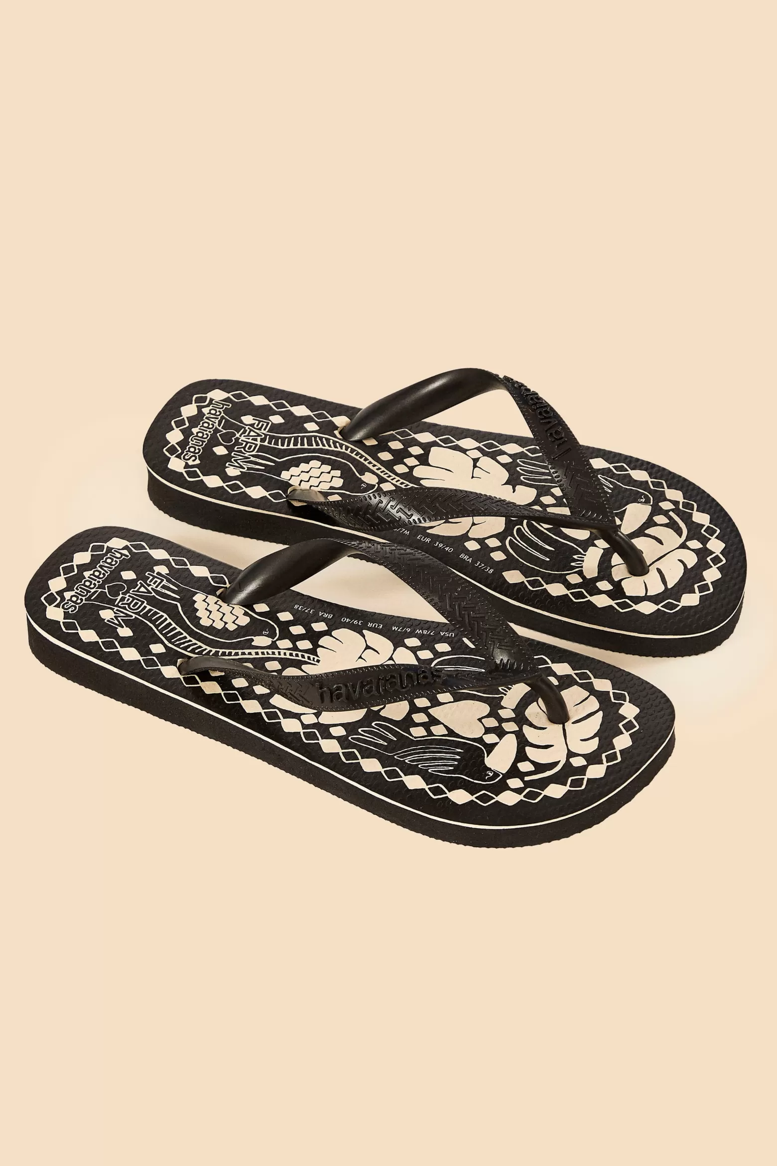 Sale FARM Rio  JUNGLE SCARF HAVAIANAS SANDALS