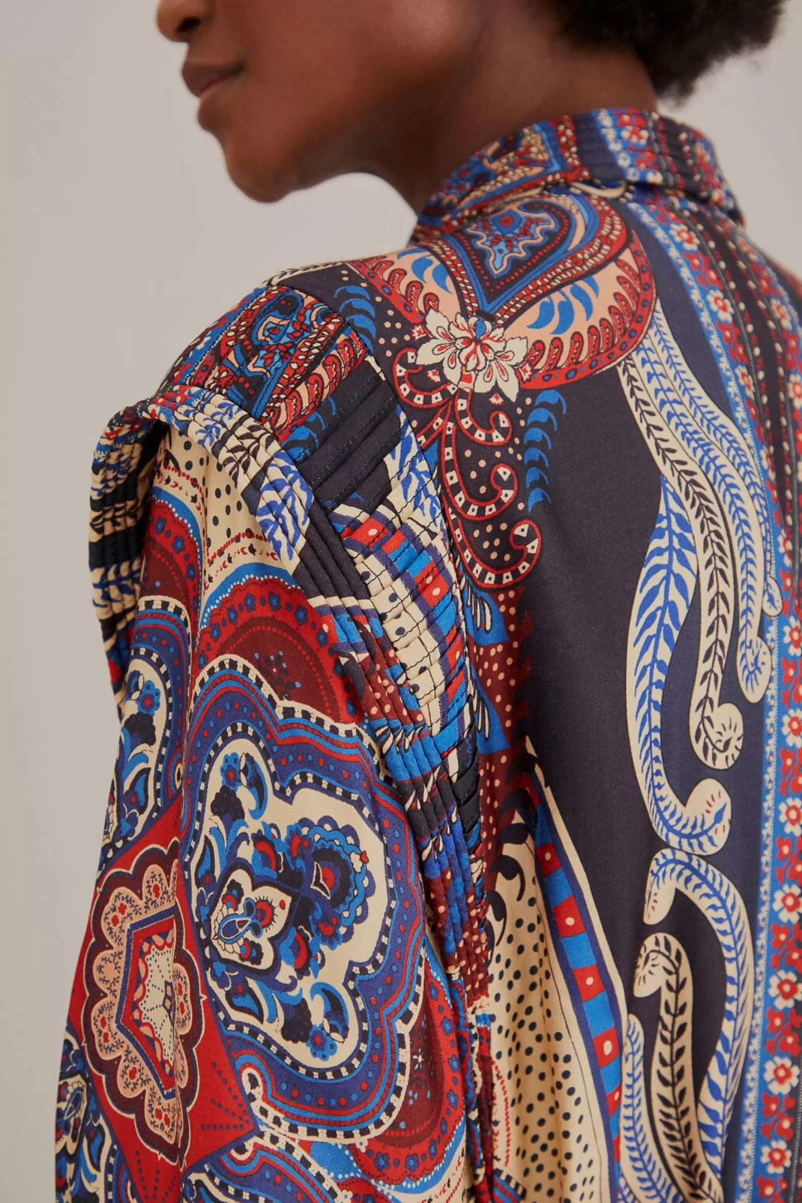 Outlet FARM Rio  MULTICOLOR ENERGY SCARF CUT-OUT MAXI DRESS