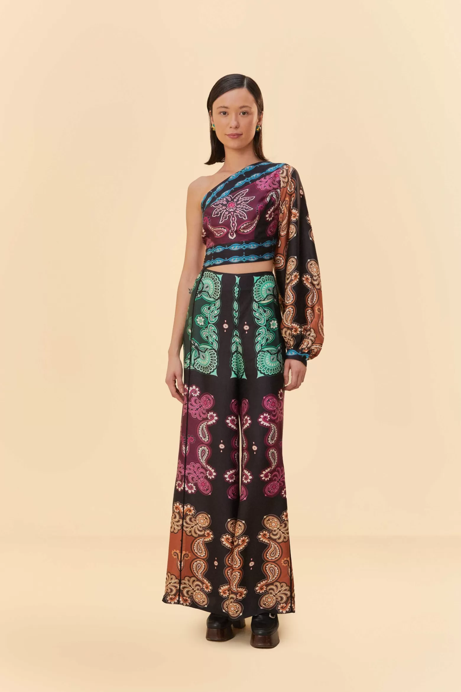 Best FARM Rio  MULTICOLOR SWEET MERMAIDS ASYMMETRIC JUMPSUIT