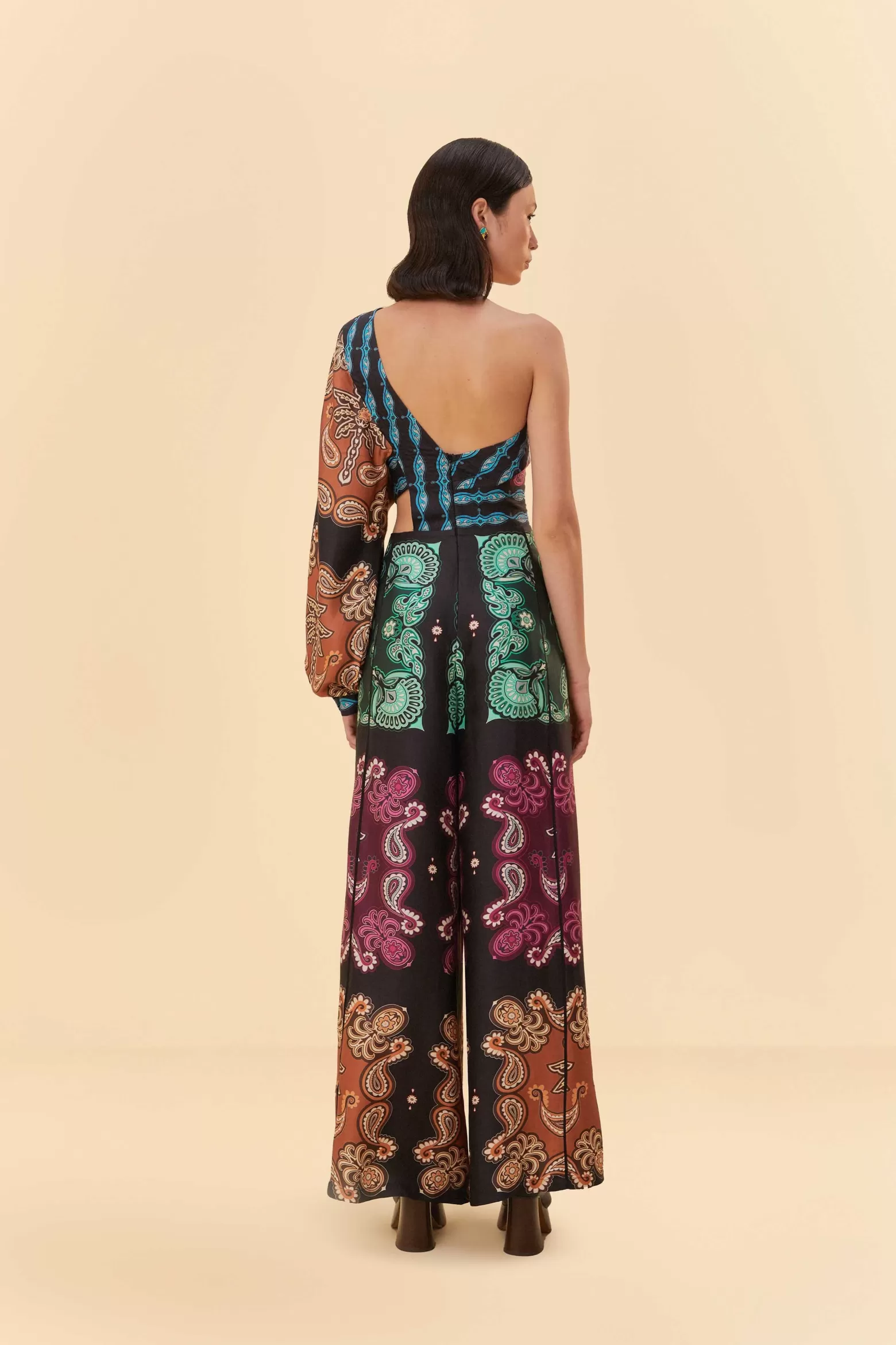 Best FARM Rio  MULTICOLOR SWEET MERMAIDS ASYMMETRIC JUMPSUIT