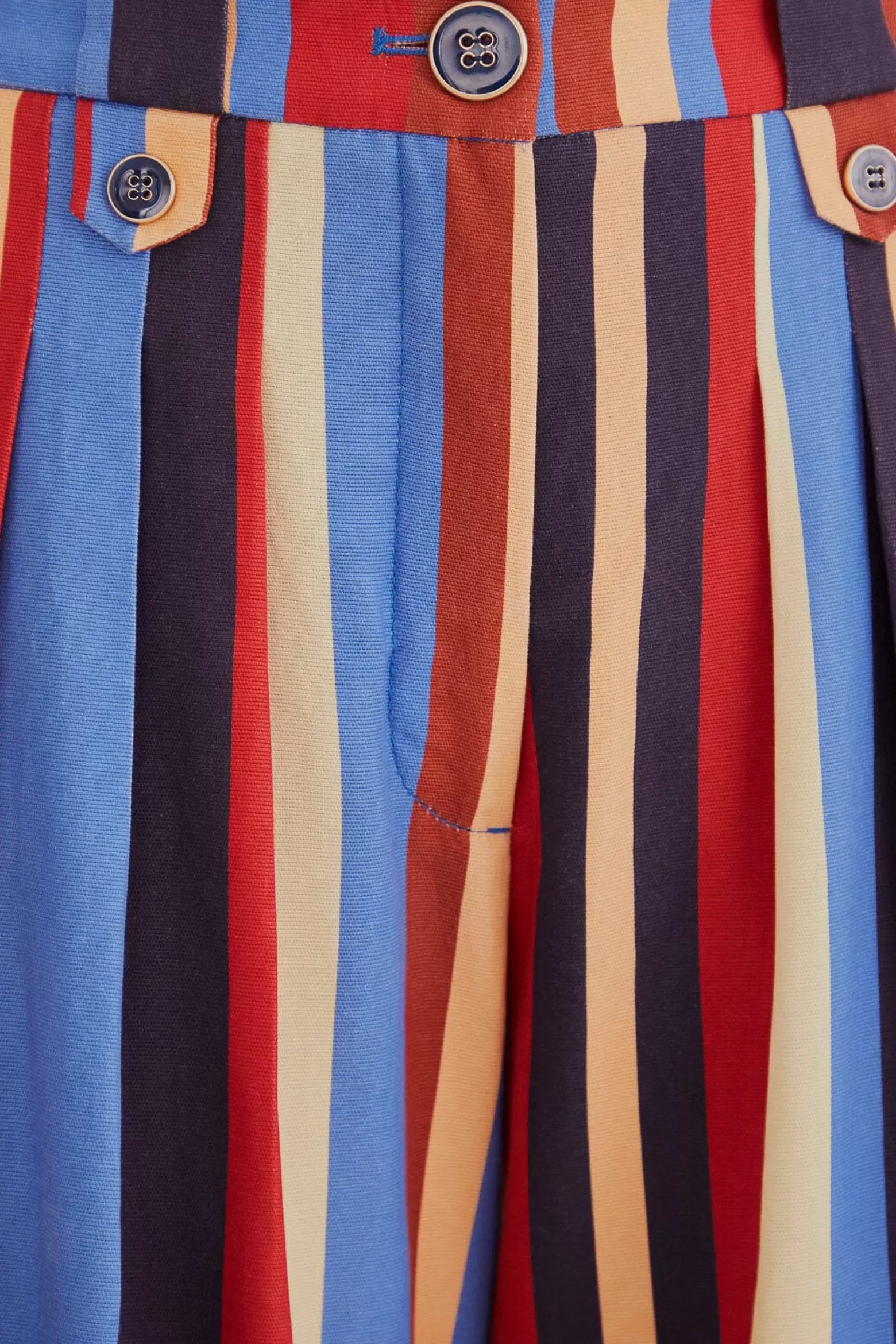 Store FARM Rio  MULTICOLOR WINTER STRIPES TAILORED PANTS