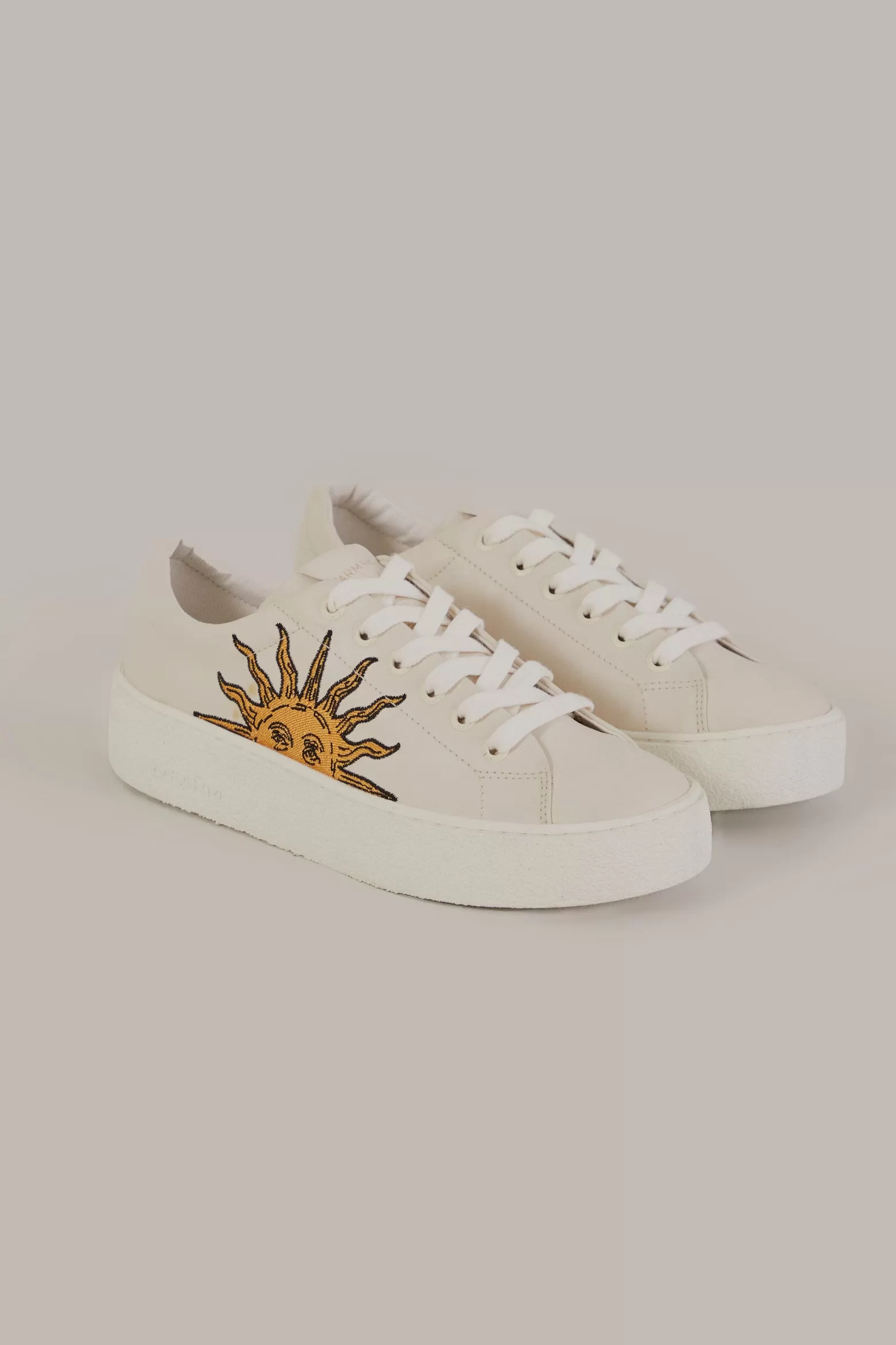 Discount FARM Rio  OFF-WHITE FLATFORM SNEAKER