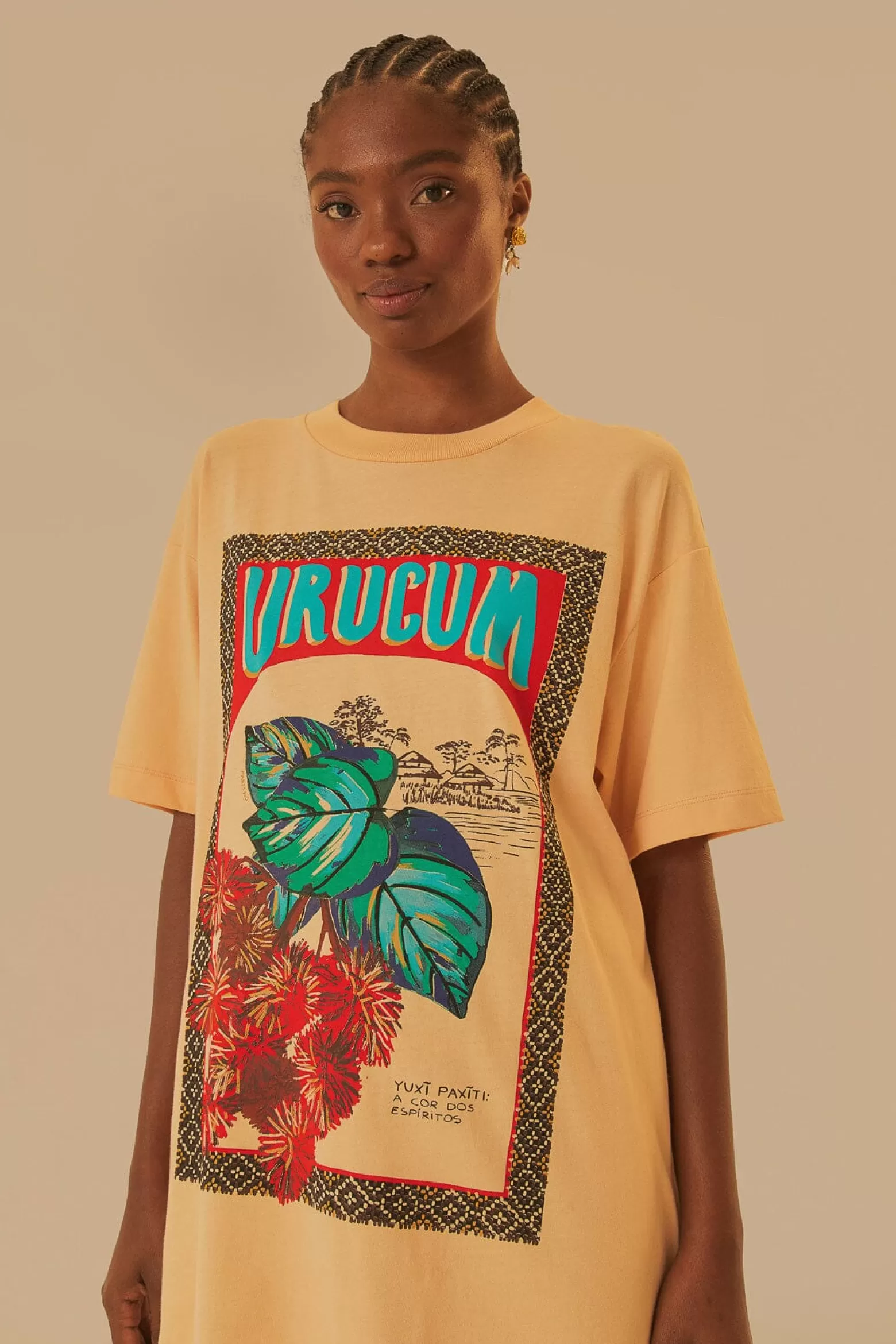 Clearance FARM Rio  URUCUM RELAXED T-SHIRT