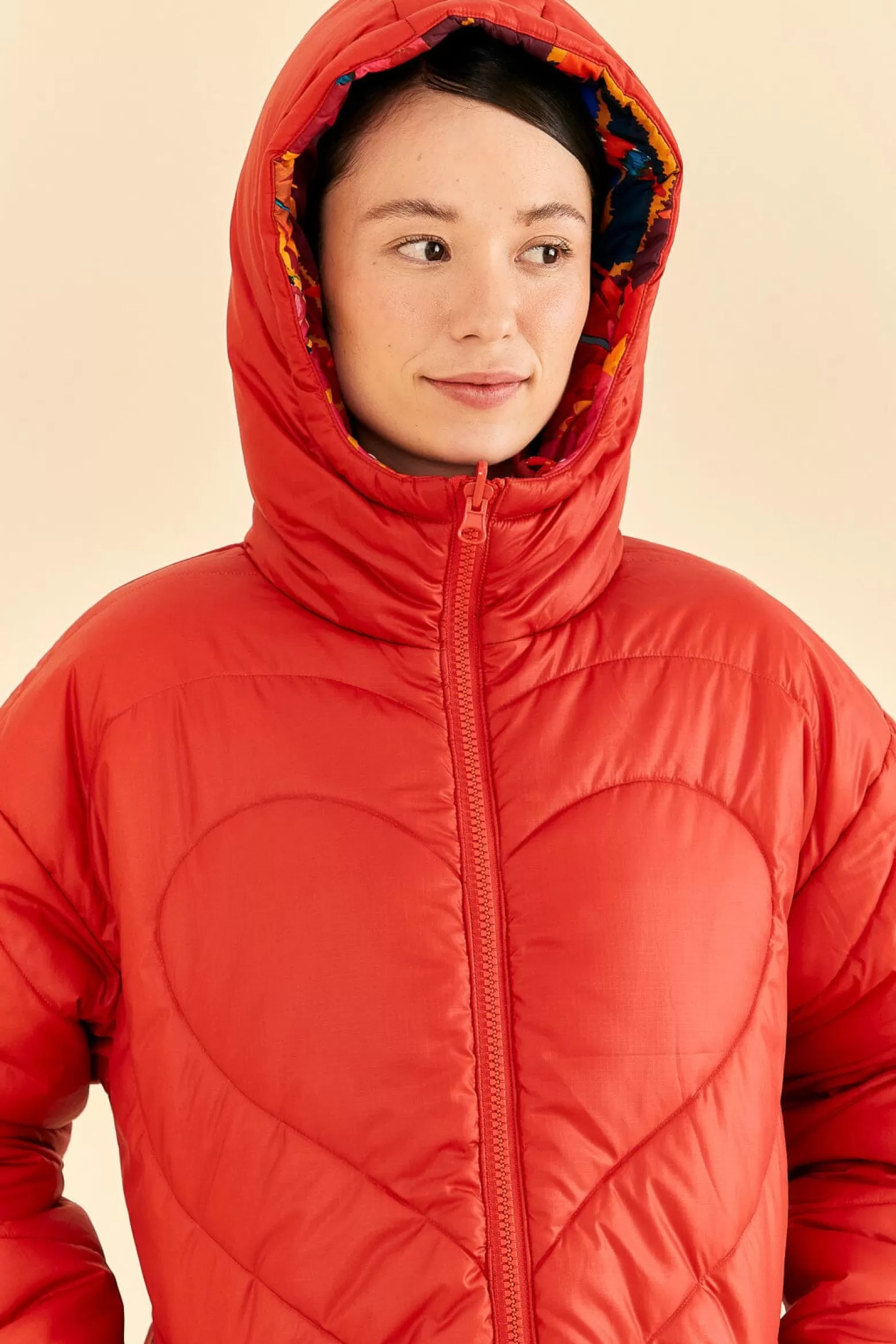 Best Sale FARM Rio  VINTAGE WAVE REVERSIBLE PUFFER JACKET