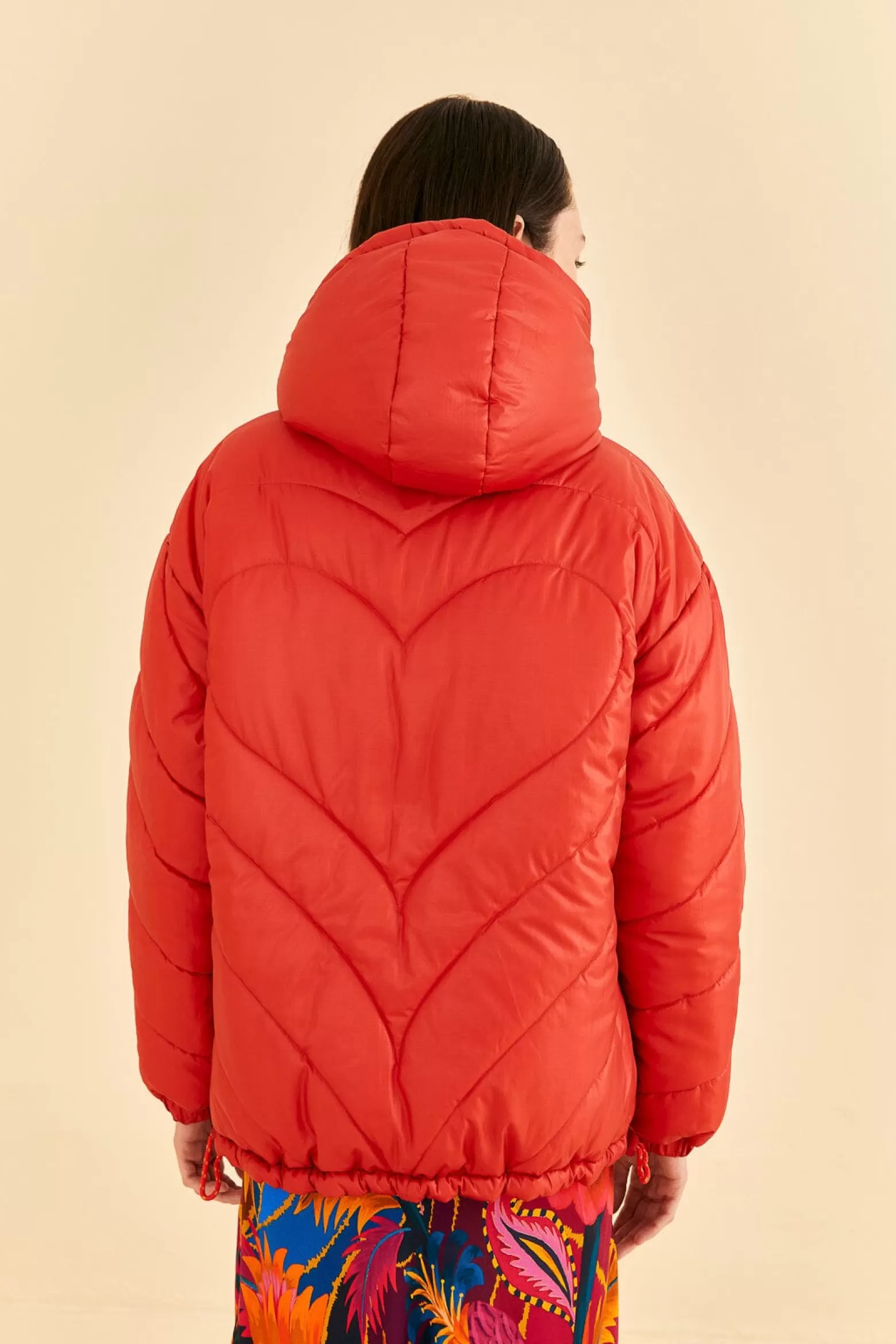 Best Sale FARM Rio  VINTAGE WAVE REVERSIBLE PUFFER JACKET
