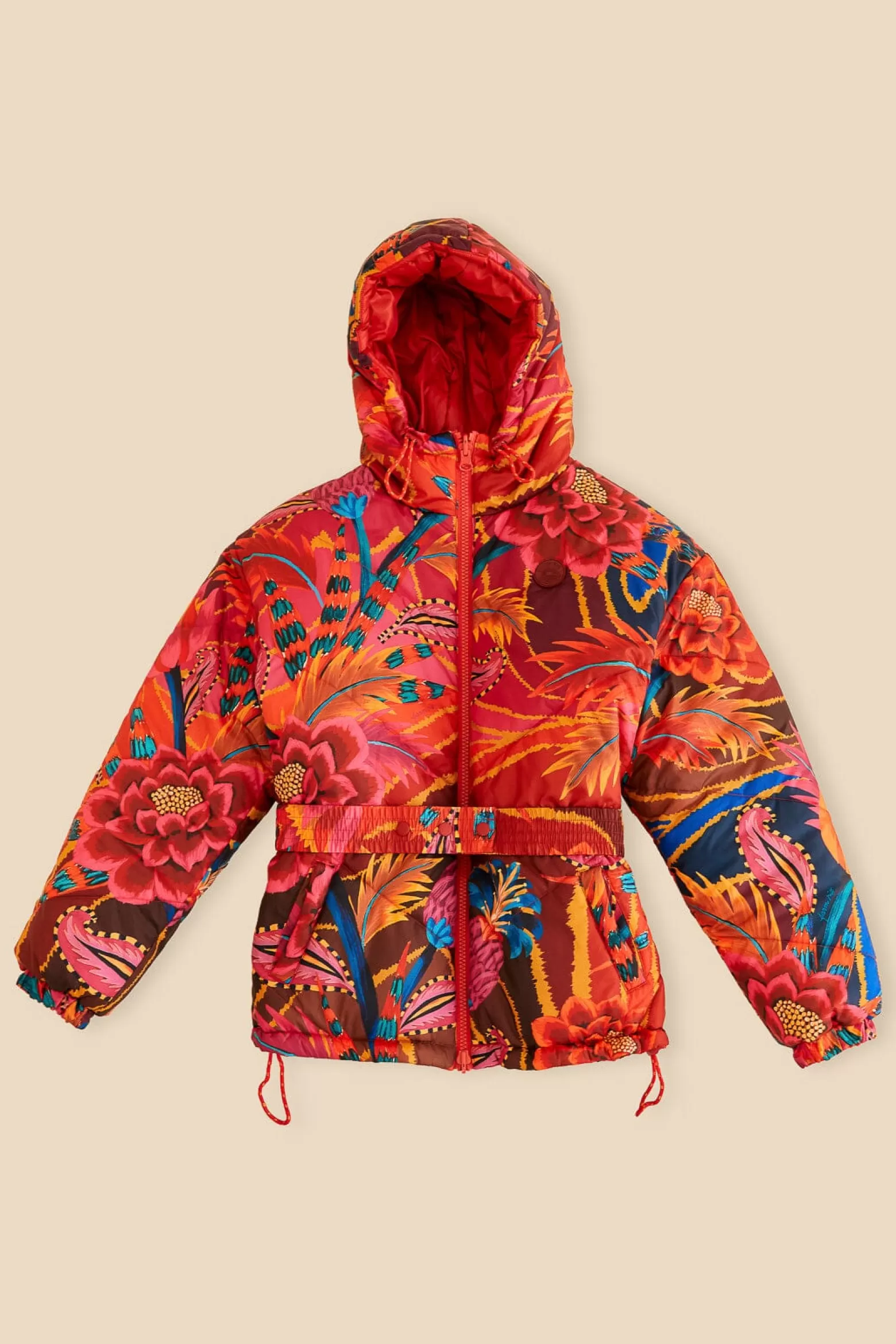 Best Sale FARM Rio  VINTAGE WAVE REVERSIBLE PUFFER JACKET