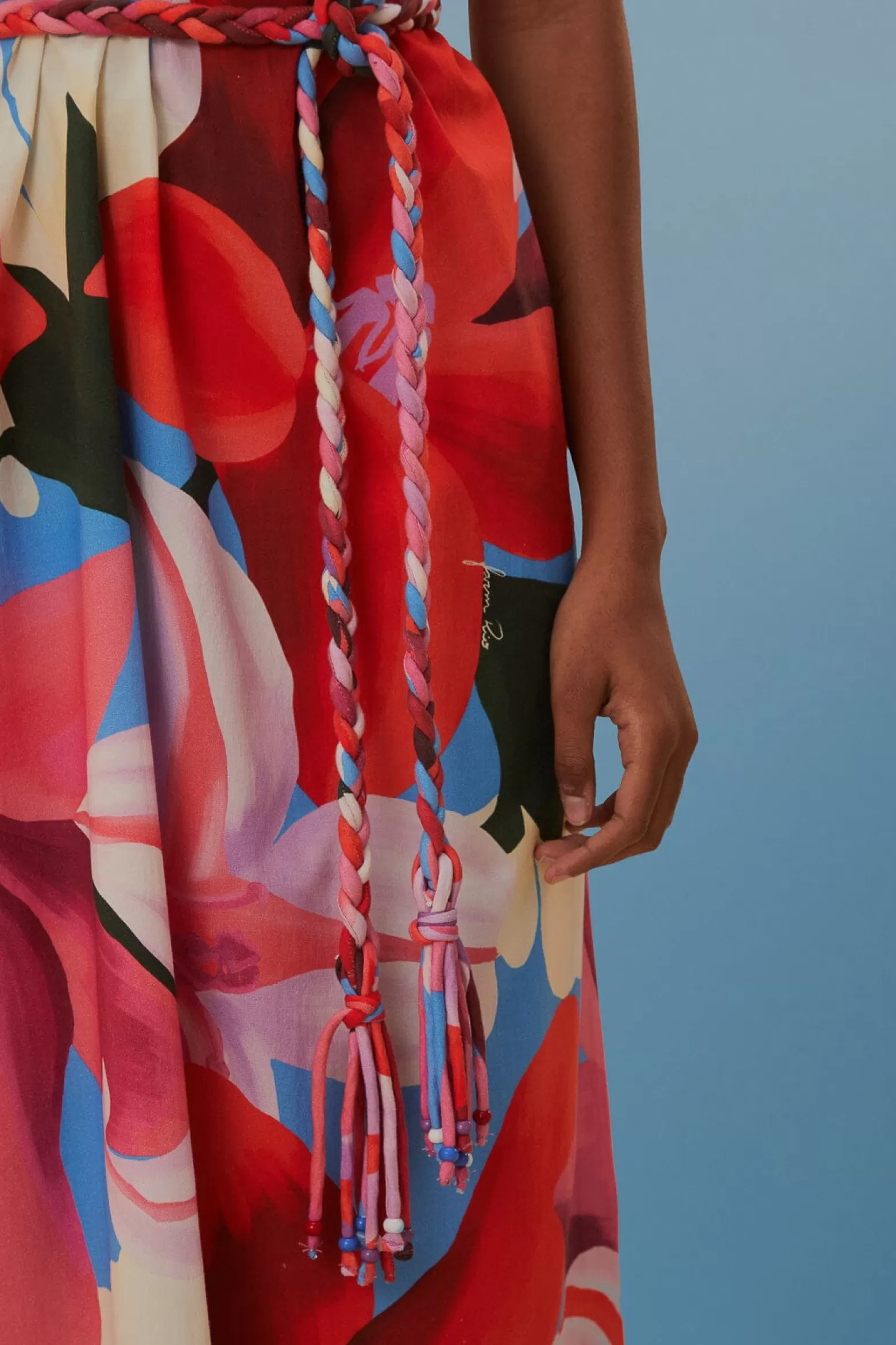 Shop FARM Rio  WATERCOLOR FLORAL SLEEVELESS COVER UP