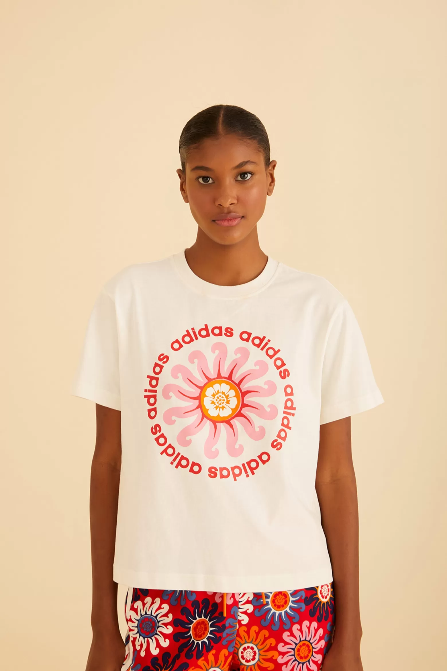 Cheap FARM Rio  WHITE ADIDAS FARM GFX TEE